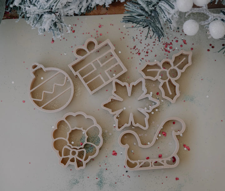 Christmas Holiday Playdough/Sensory Play Eco Cutter™ Set