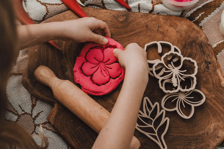 Tropical Flower Playdough/Sensory Play Eco Cutter™ Set