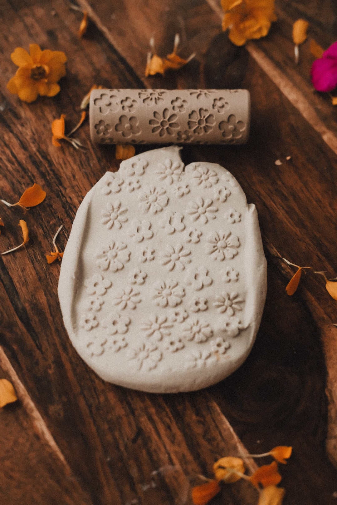 Wildflower Playdough/Sensory Play Roller