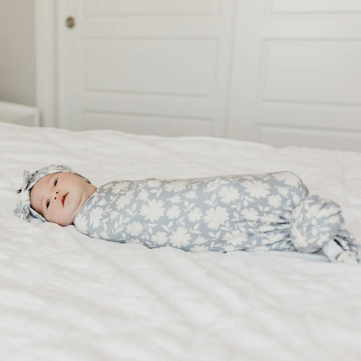 Copper Pearl Knit Swaddle Blanket - Lacie