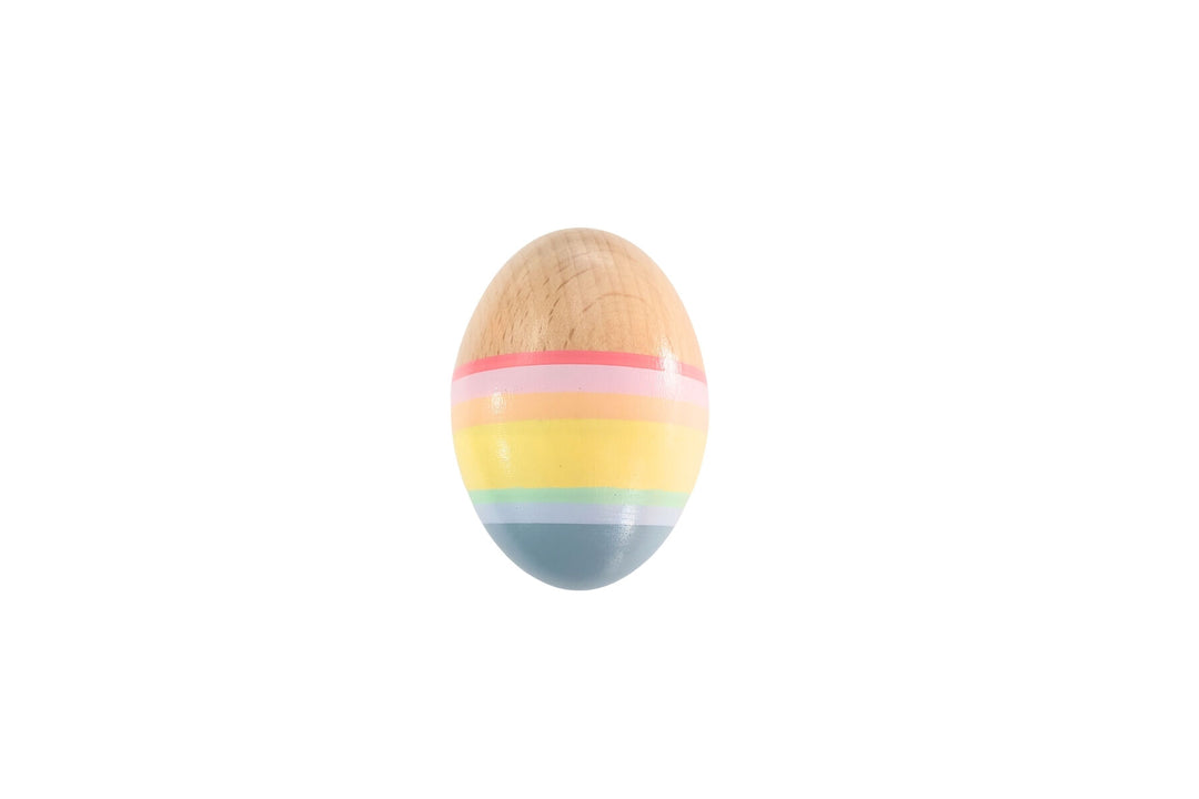 Wooden Rainbow Egg Maraca in Koala Gift Box