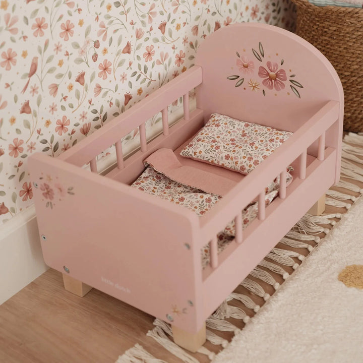 Little Dutch Wooden Doll Bed