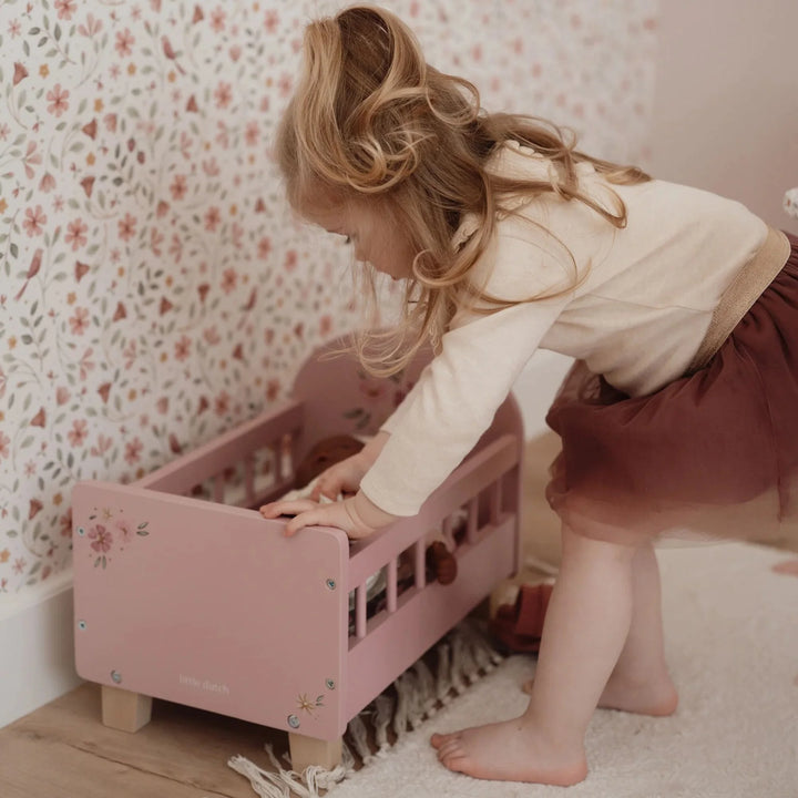 Little Dutch Wooden Doll Bed