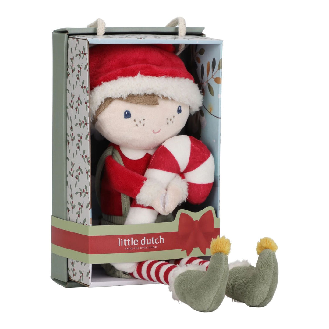 Little Dutch Christmas Plush Doll in Gift Box - Jim