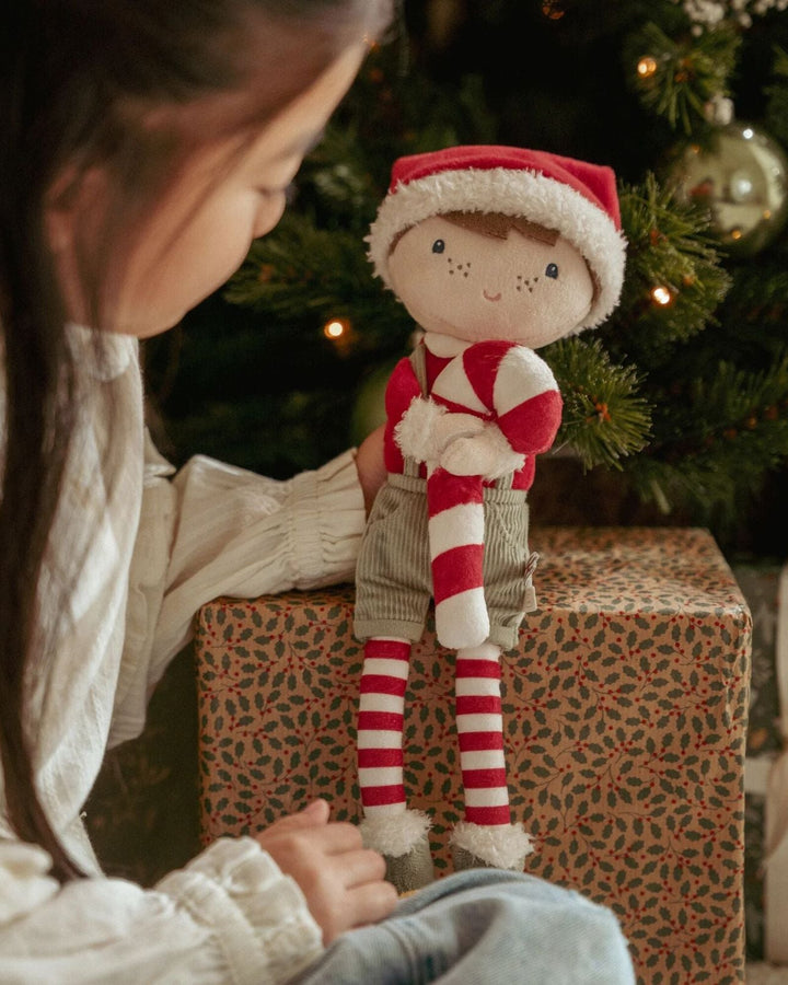 Little Dutch Christmas Plush Doll in Gift Box - Jim
