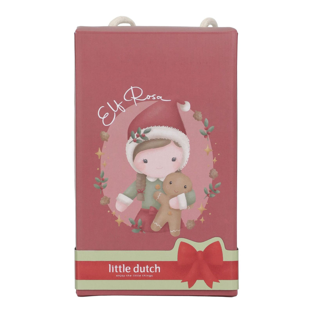 Little Dutch Christmas Plush Doll in Gift Box - Rosa