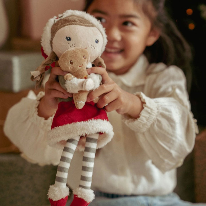 Little Dutch Christmas Plush Doll in Gift Box - Rosa