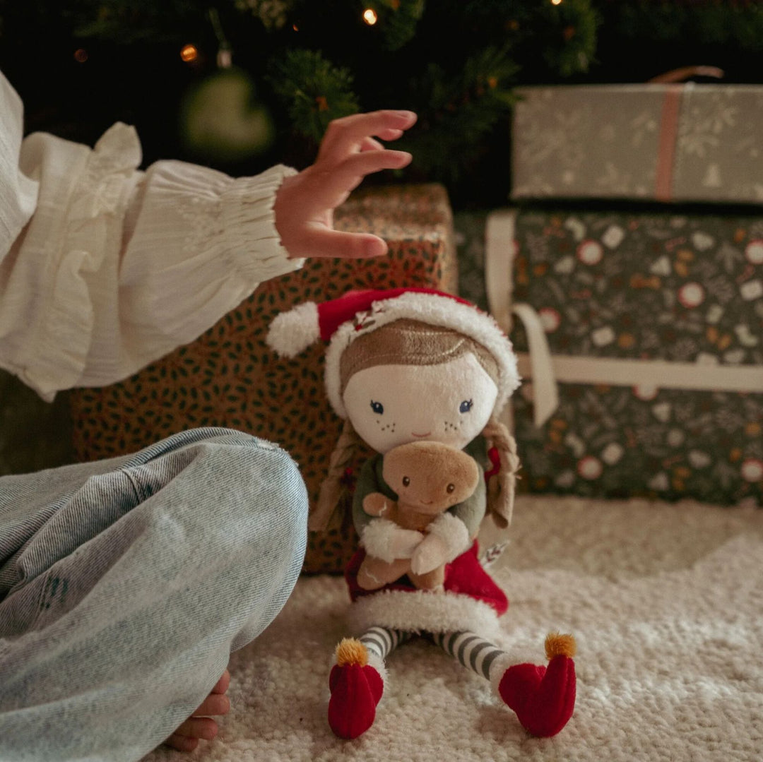 Little Dutch Christmas Plush Doll in Gift Box - Rosa