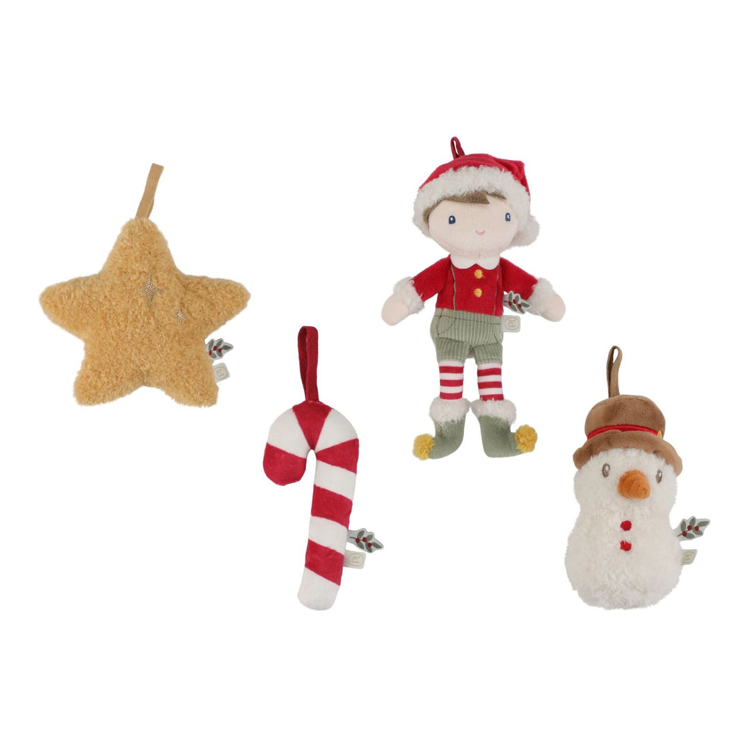 Little Dutch Plush Christmas Decorations - Jim & Friends