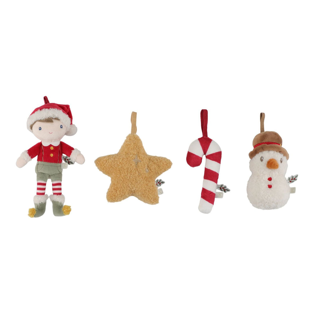 Little Dutch Plush Christmas Decorations - Jim & Friends