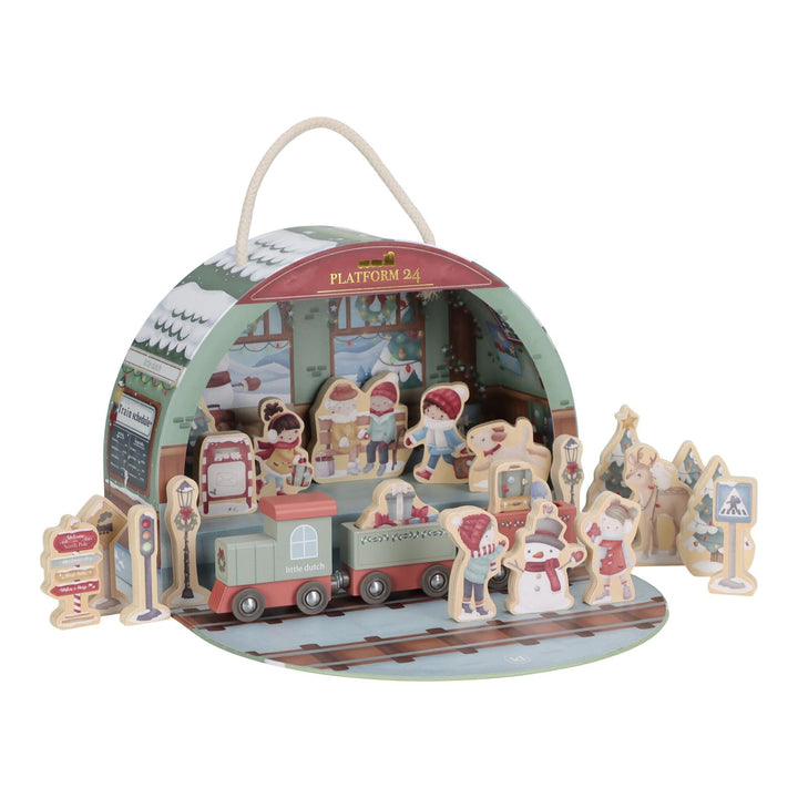 Little Dutch Christmas Advent Train Track
