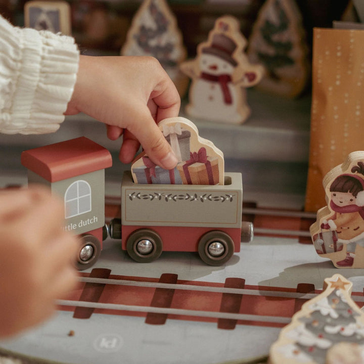 Little Dutch Christmas Advent Train Track