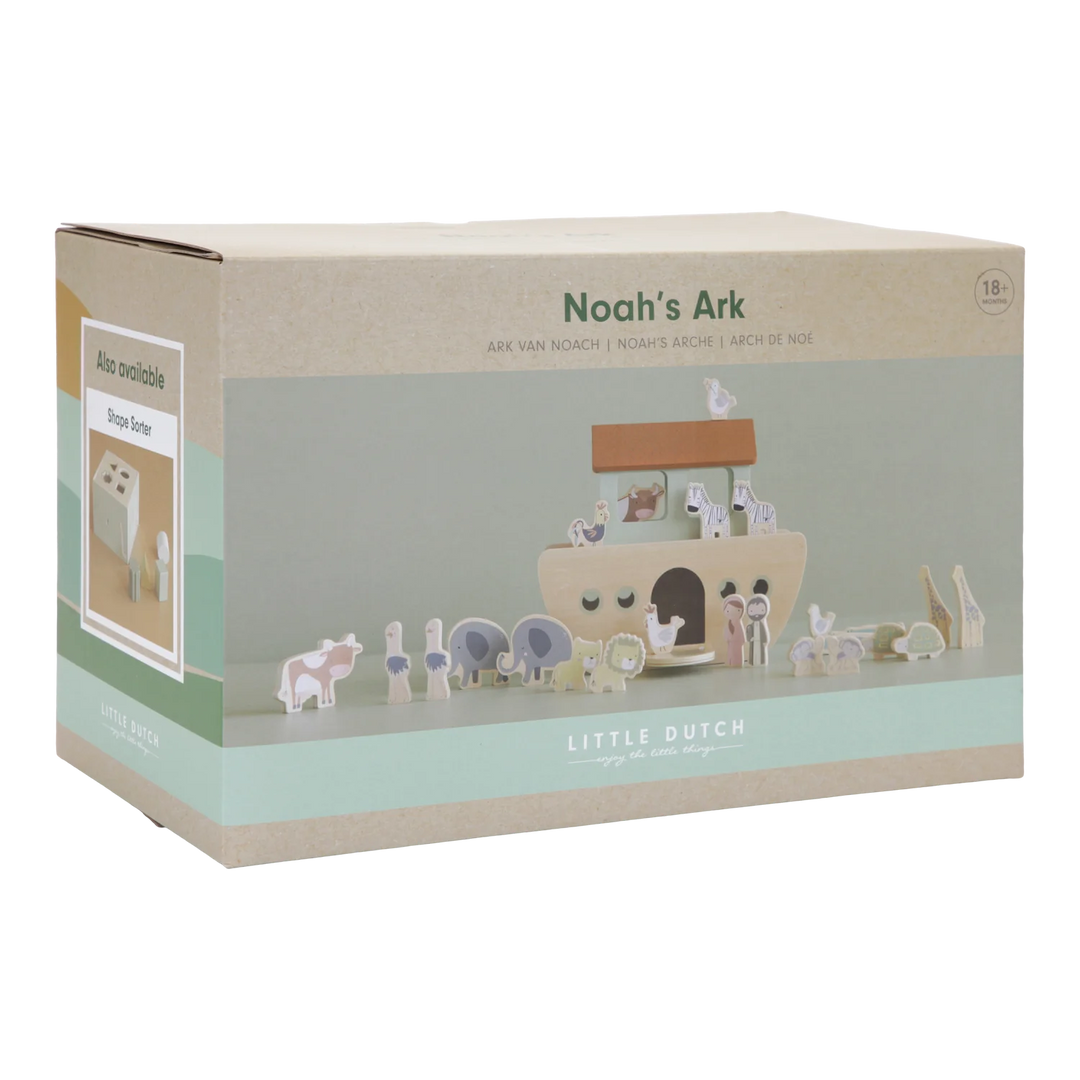 Little Dutch Wooden Noah's Ark Play Set