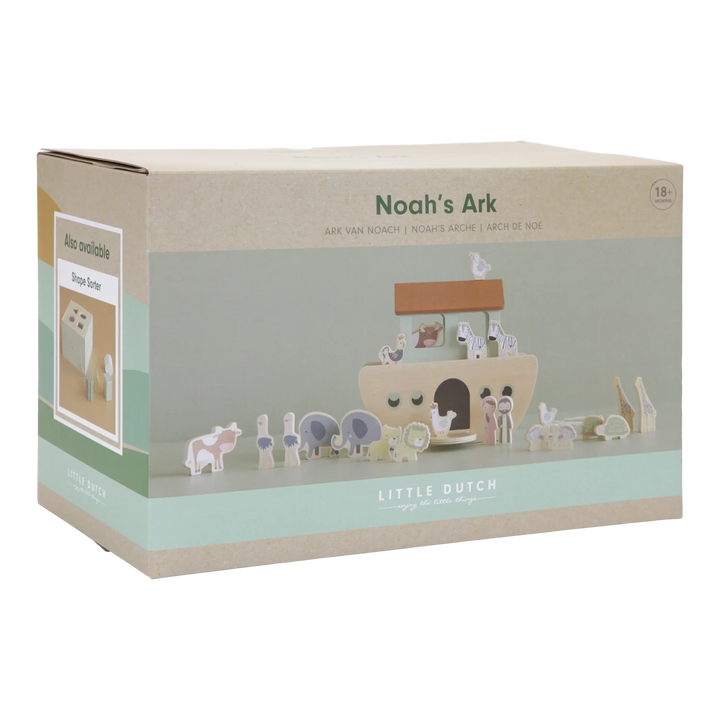 Little Dutch Wooden Noah's Ark Play Set