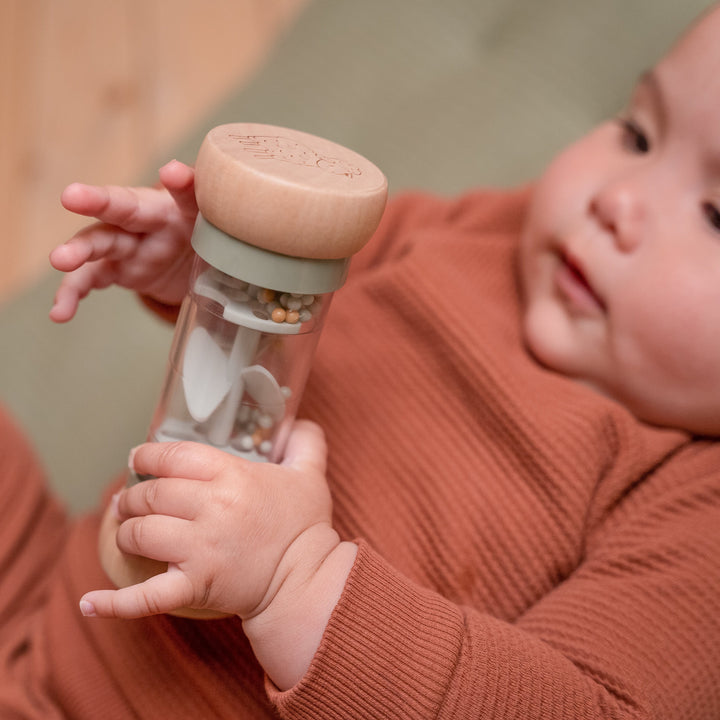 Little Farm Wooden Rain Rattle