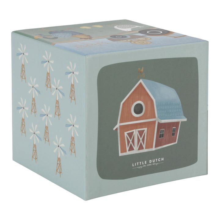 Little Farm 12 Piece Cardboard Building Blocks