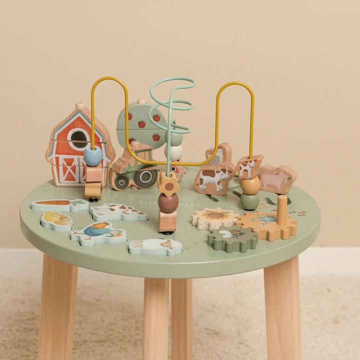Little Farm Wooden Activity Play Table