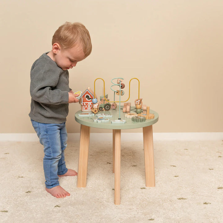 Little Farm Wooden Activity Play Table