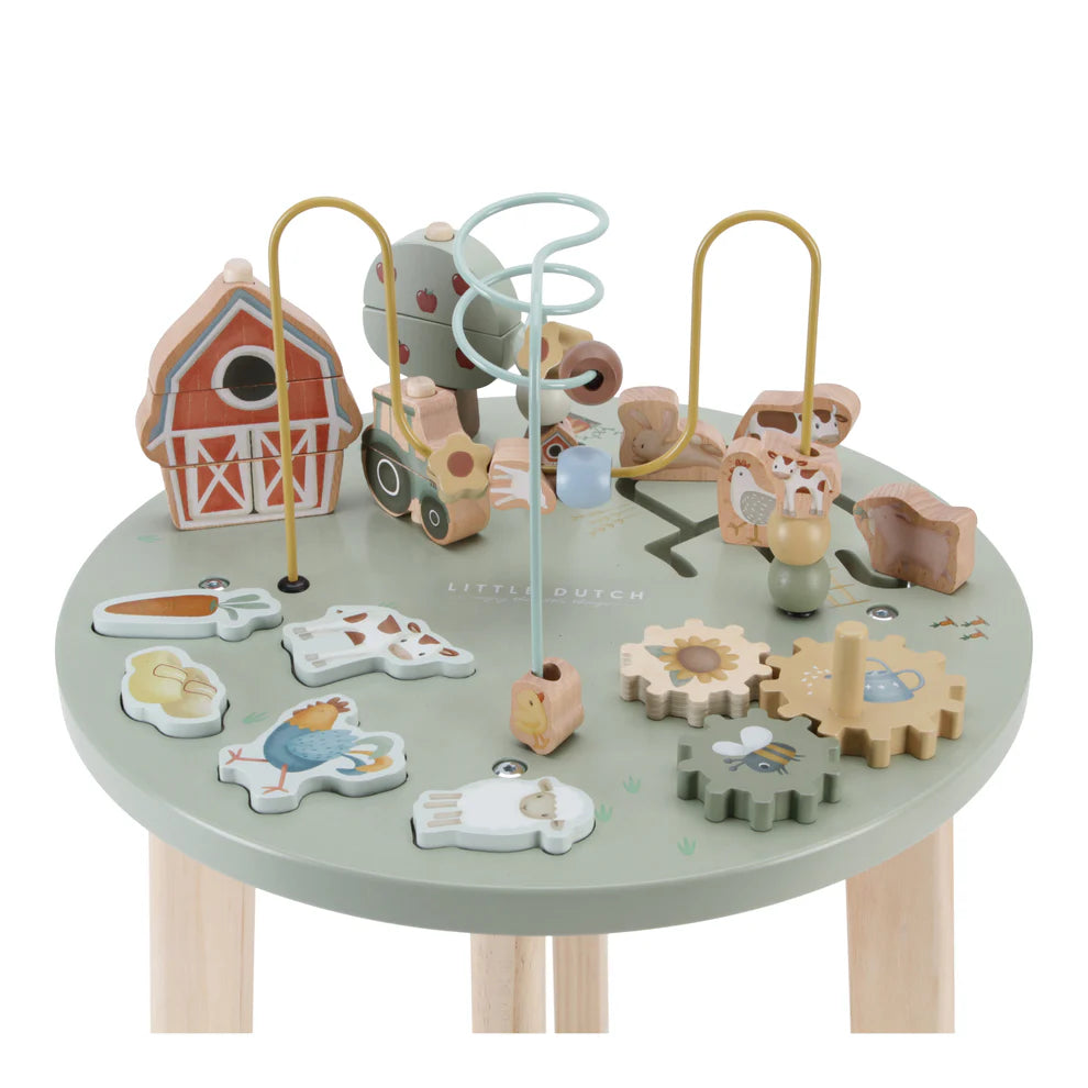Little Farm Wooden Activity Play Table