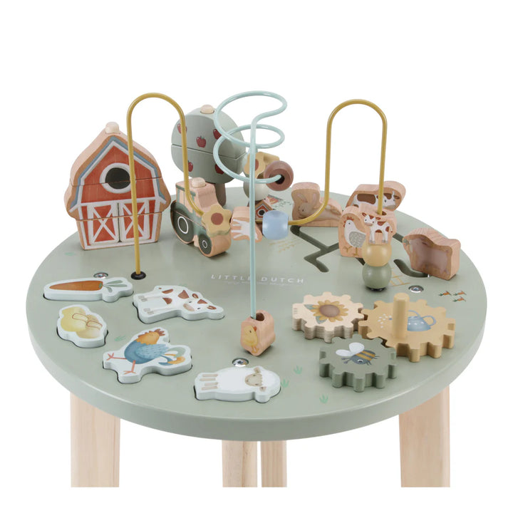 Little Farm Wooden Activity Play Table