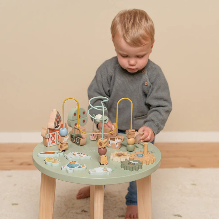Little Farm Wooden Activity Play Table