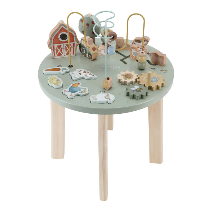 Little Farm Wooden Activity Play Table