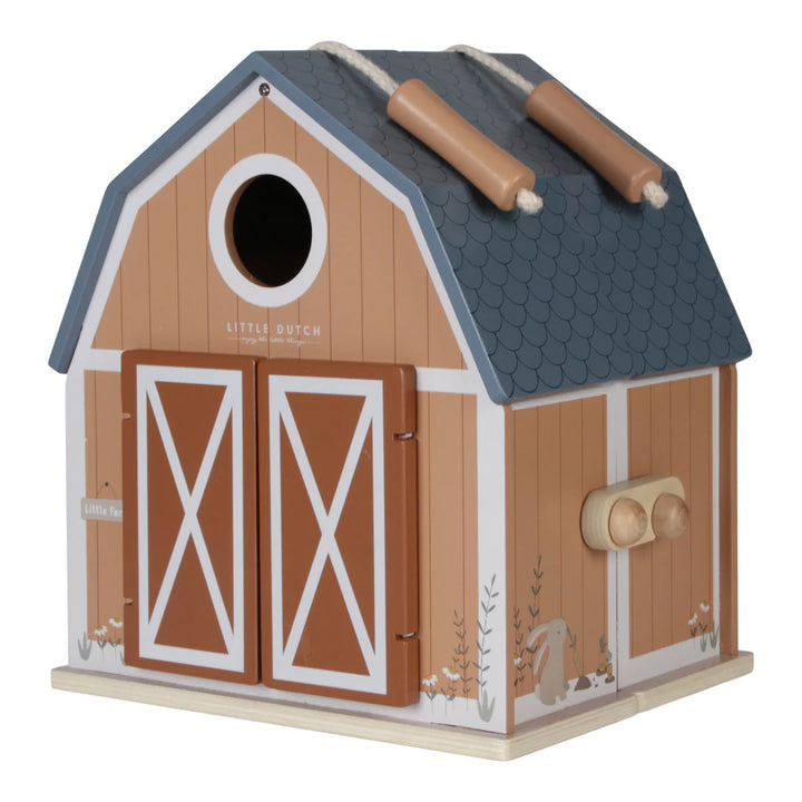 Little Farm Wooden Portable Farmhouse Set