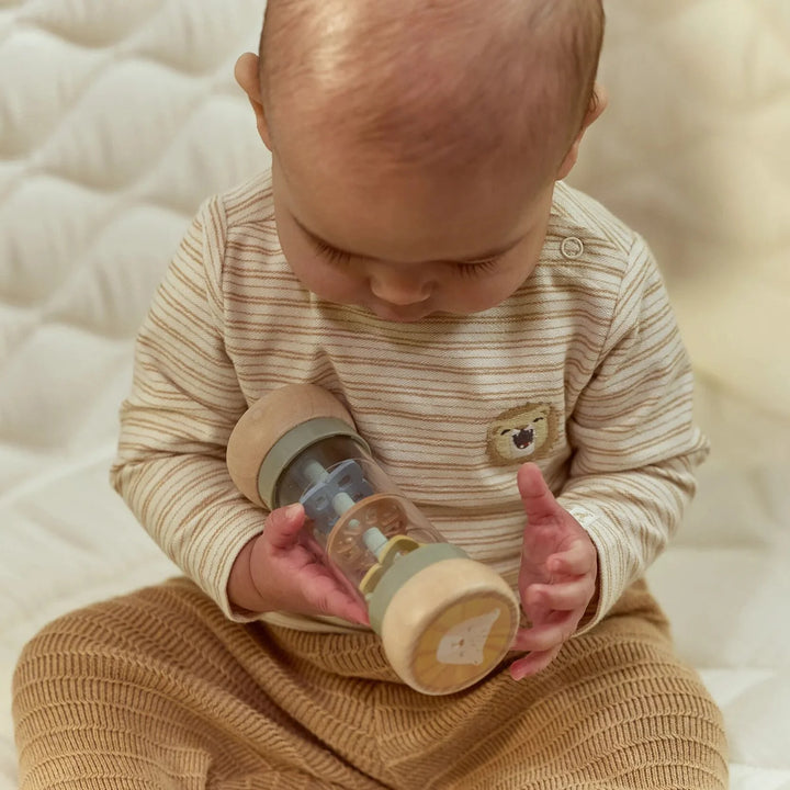 Little Dutch Safari Friends Wooden Rain Rattle