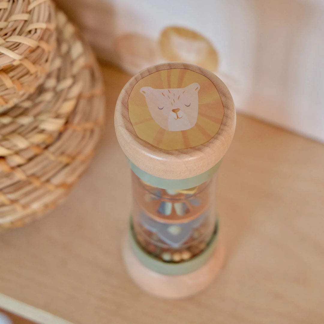 Little Dutch Safari Friends Wooden Rain Rattle