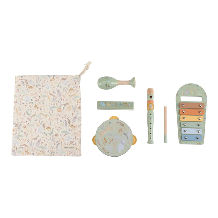 Little Dutch Safari Friends Music Set - Green