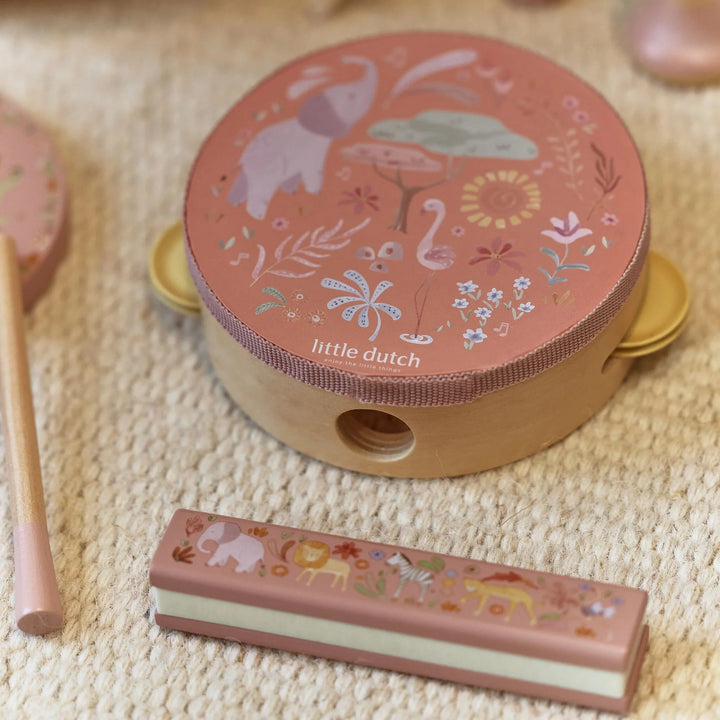 Little Dutch Safari Friends Music Set - Pink