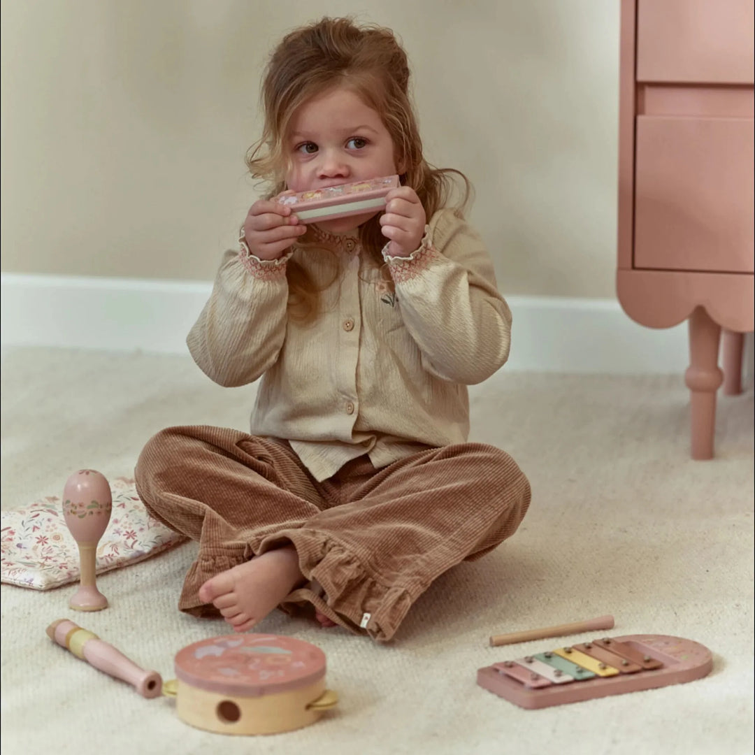 Little Dutch Safari Friends Music Set - Pink