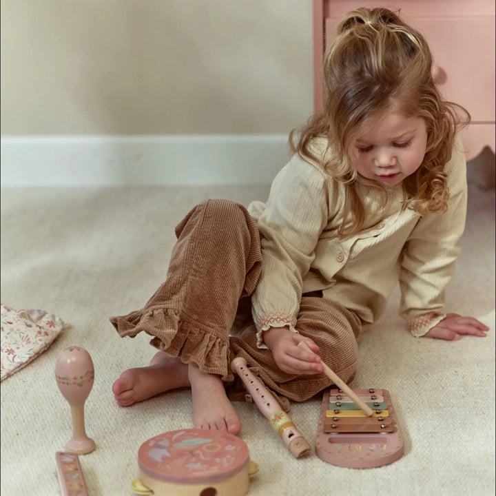 Little Dutch Safari Friends Music Set - Pink