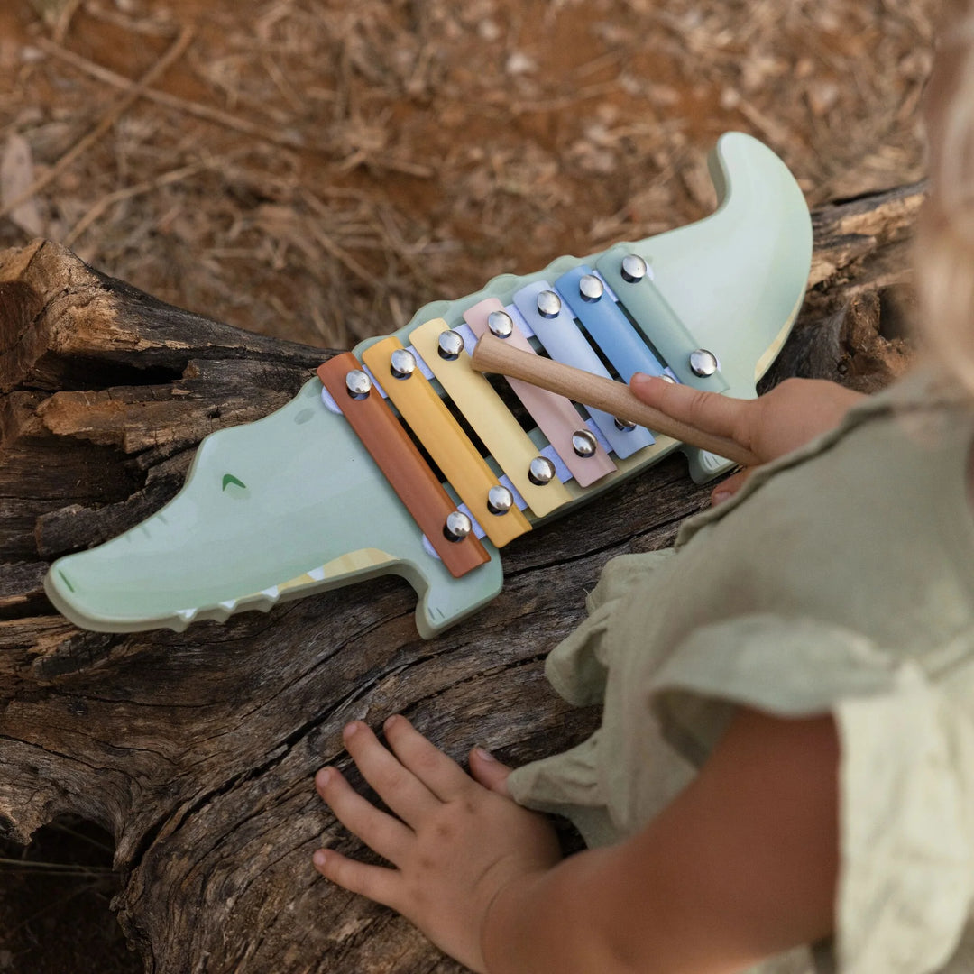 Little Dutch Safari Friends Xylophone Crocodile