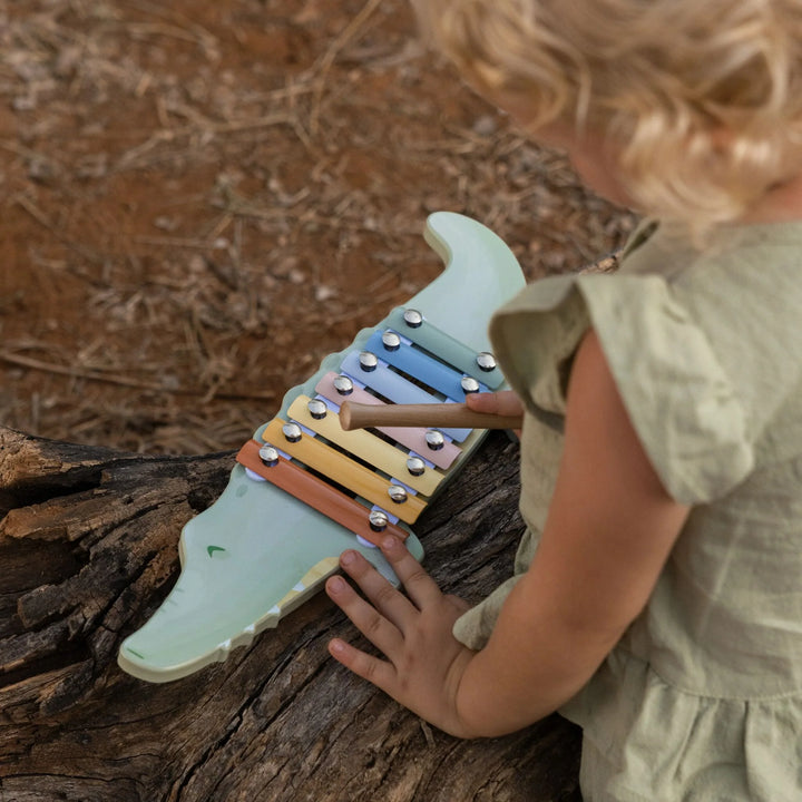 Little Dutch Safari Friends Xylophone Crocodile