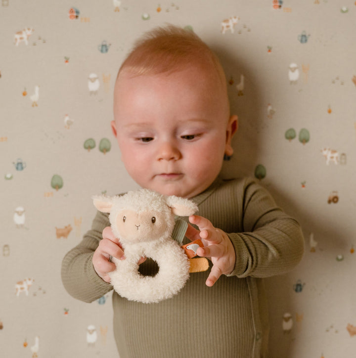 Little Farm Sheep Ring Rattle