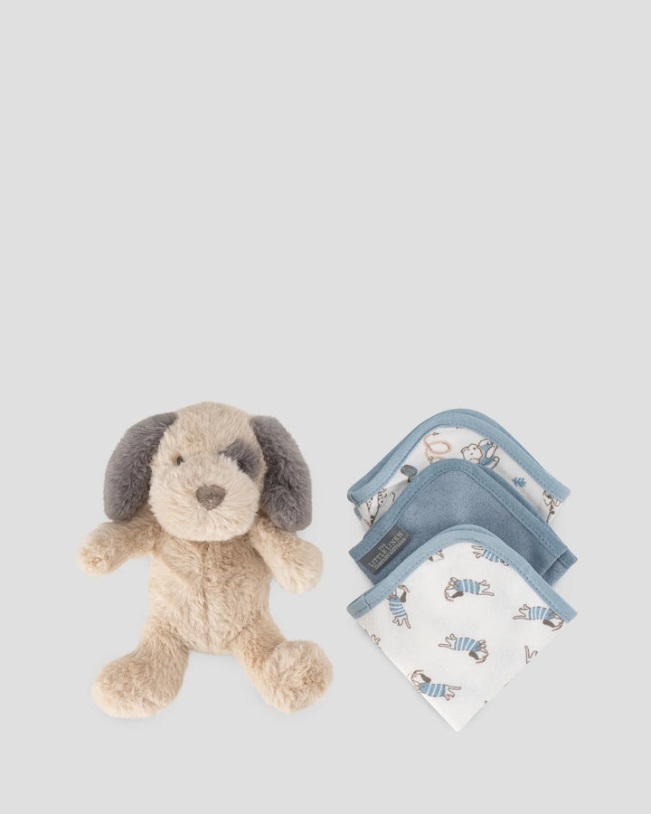 Little Linen Soft Plush Toy & Washers Gift Box - Barklife Patch