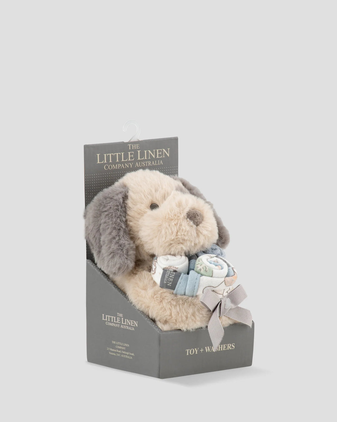 Little Linen Soft Plush Toy & Washers Gift Box - Barklife Patch
