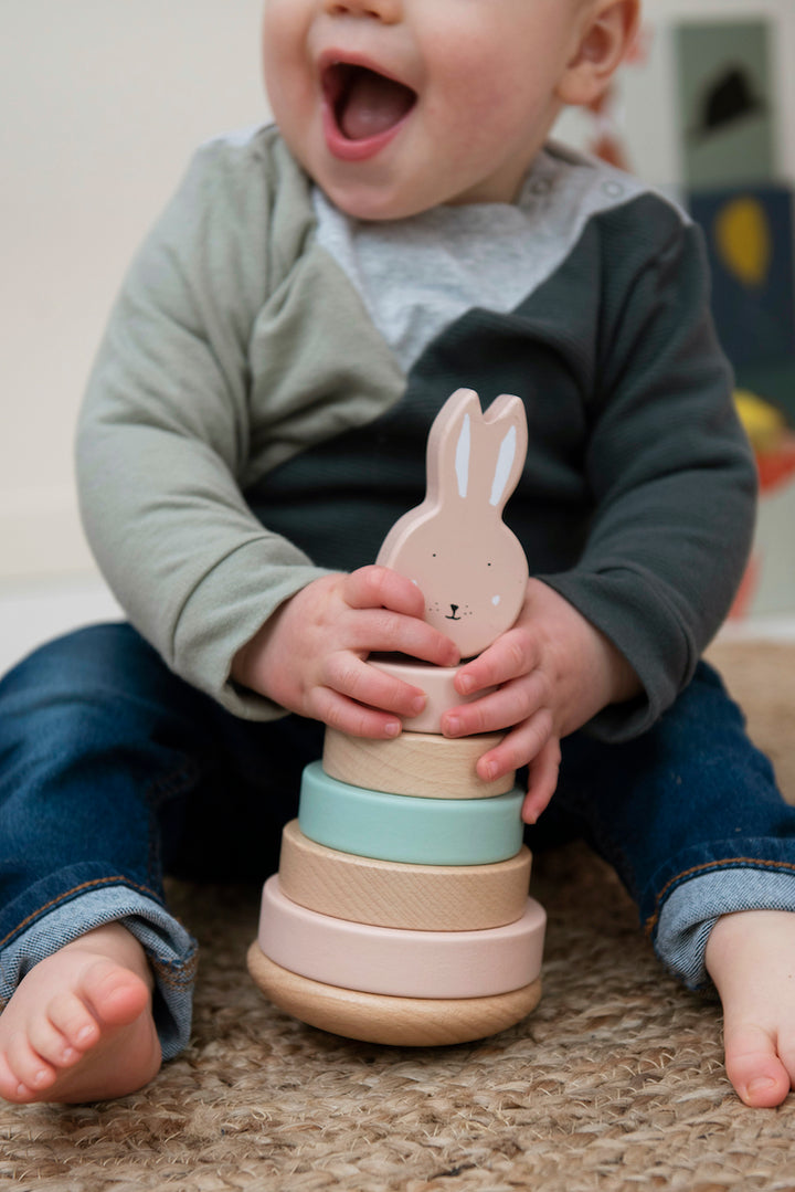 Trixie Wooden Stacking Toy - Mrs Rabbit