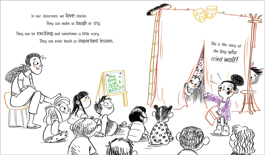 The Kid Who Cried Wolf Hardcover Book