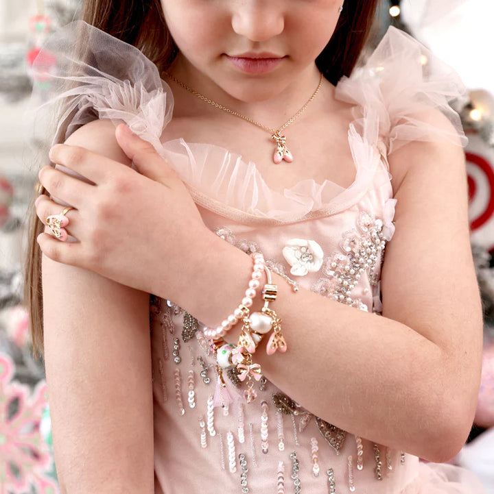 Lauren Hinkley Pink Ballet Slippers Necklace