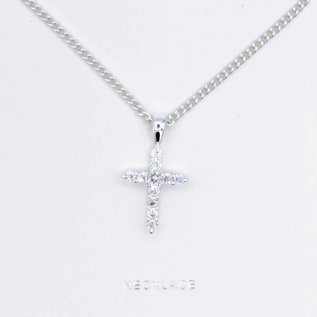 Lauren Hinkley Diamante Cross Necklace