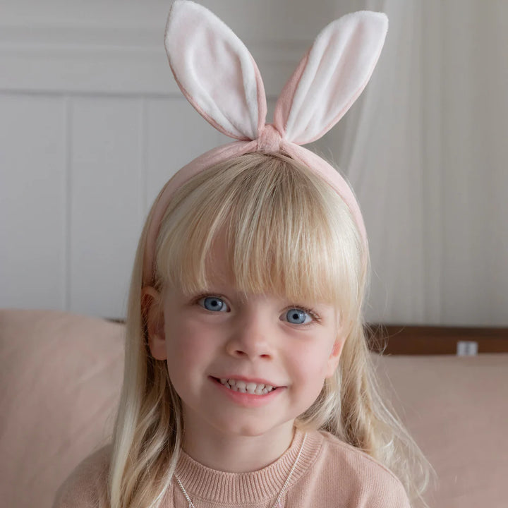 Lauren Hinkley Pink Velvet Bunny Headband