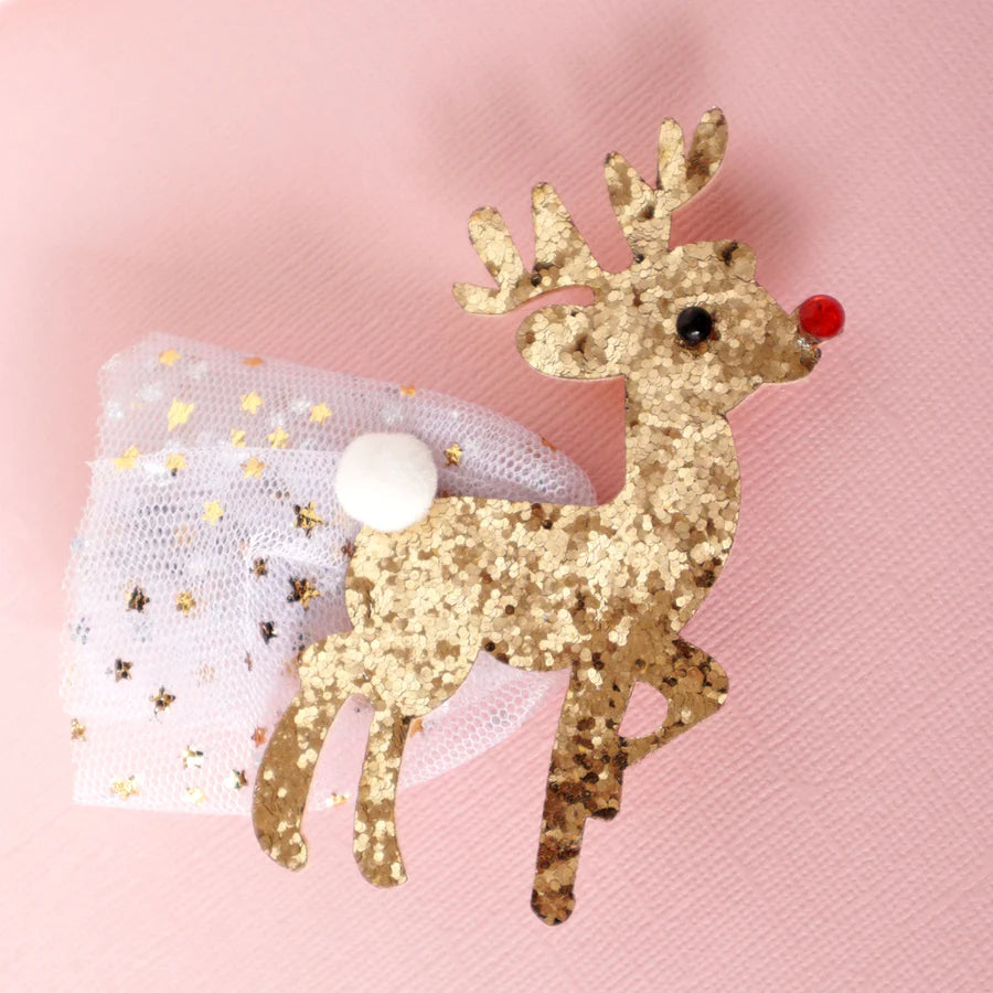 Lauren Hinkley Rudolph the Red-Nosed Reindeer Tulle Hair Clip