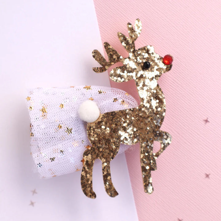 Lauren Hinkley Rudolph the Red-Nosed Reindeer Tulle Hair Clip