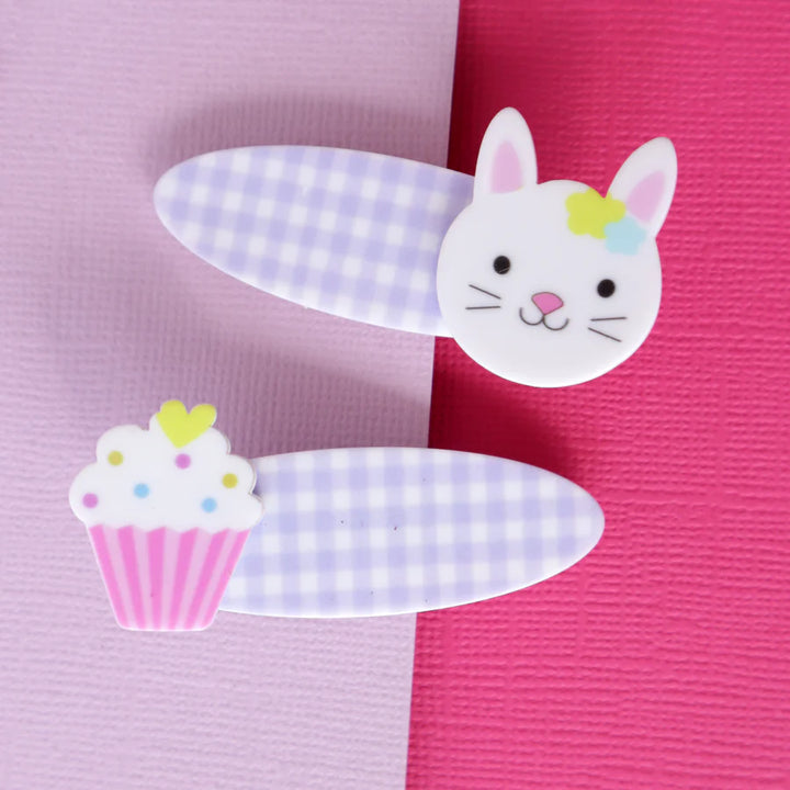 Lauren Hinkley Tea Party Cupcake Bunny Hair Clips