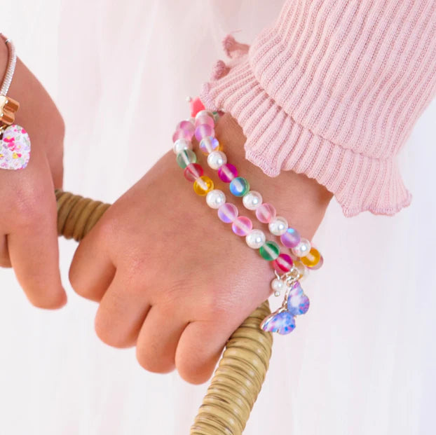 Lauren Hinkley Petite Fleur Butterfly Elastic Bracelet