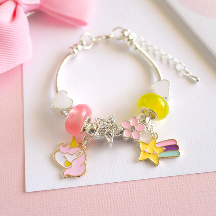 Lauren Hinkley Ruby's Magic Wish Charm Unicorn Bracelet