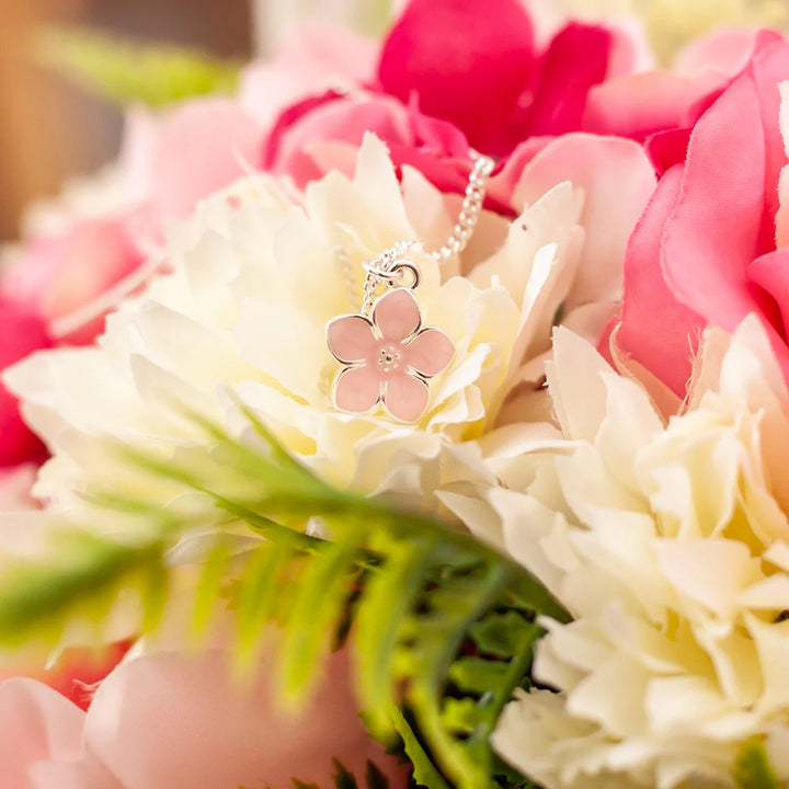Lauren Hinkley Pink Flower Necklace