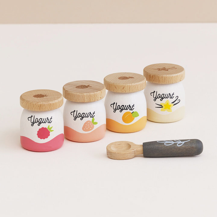 Le Toy Van Wooden Yoghurt Play Food Pack - 5 Piece